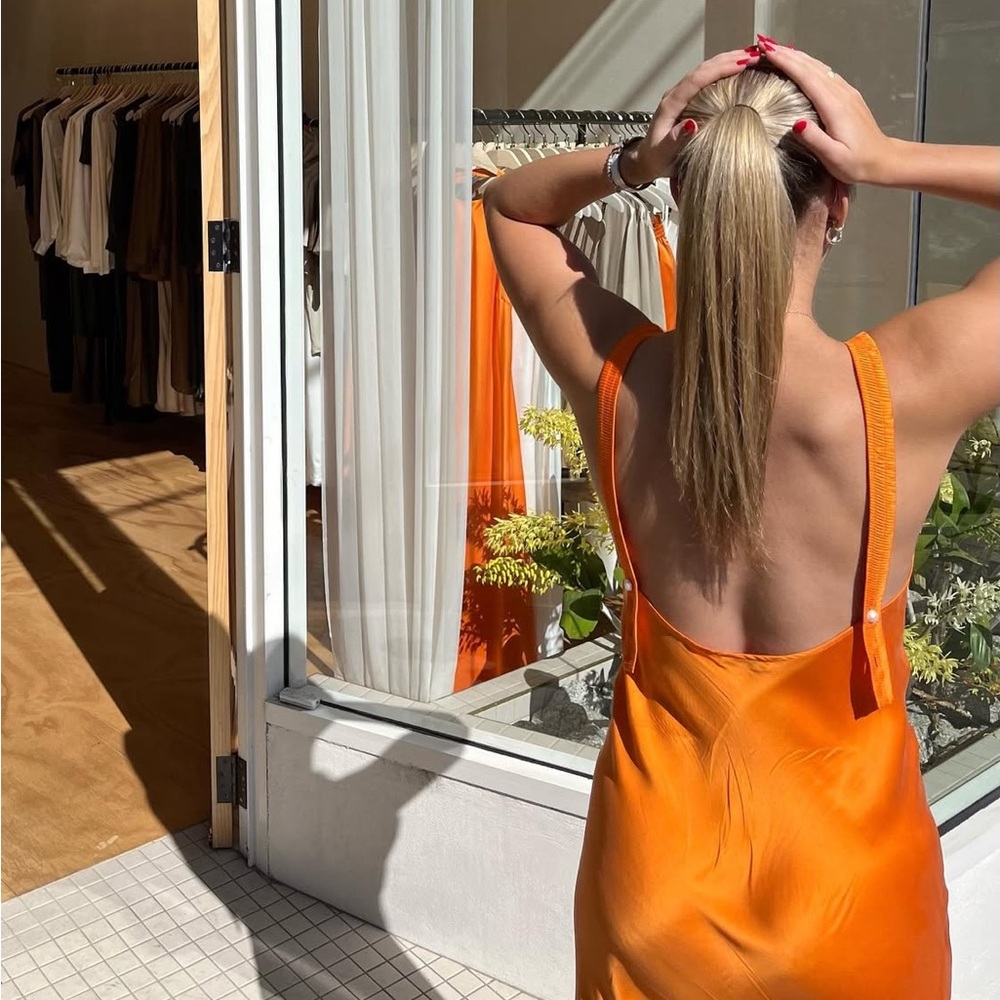 Silk Laundry, Deco Rushed Dress - Picture 6 of 11